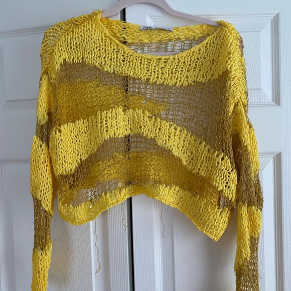 Tops - Zara sheer top